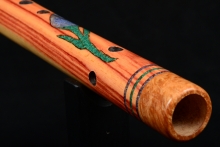 Tulip Wood Native American Flute, Minor, High C-5, #F8G